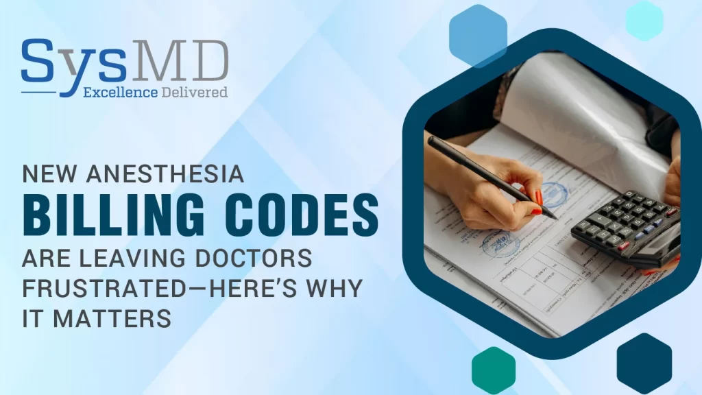 Anesthesia billing guidelines